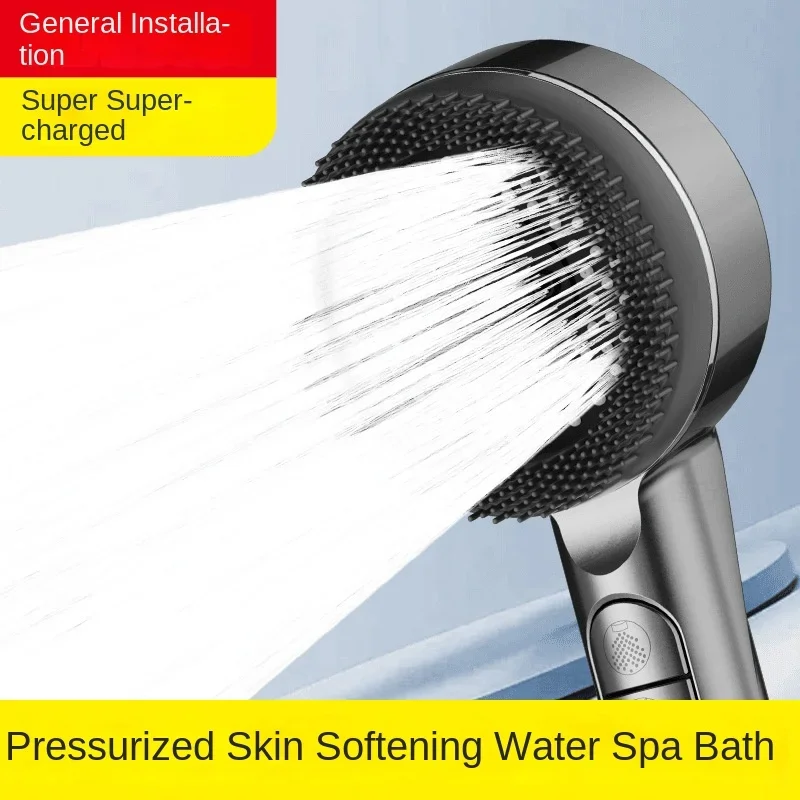 Pressurized shower head Filtered Strong Bath Massage Bath Universal Bathroom Shower  head showerhead