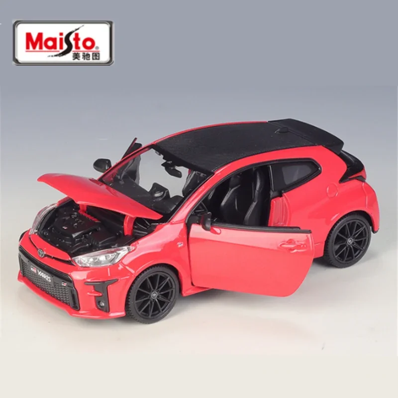 Maisto-Toyota GR Yaris نموذج سيارة من سبيكة سيارات SUV ، لعبة معدنية مصبوبة ، محاكاة عالية ، مجموعة هدايا ،