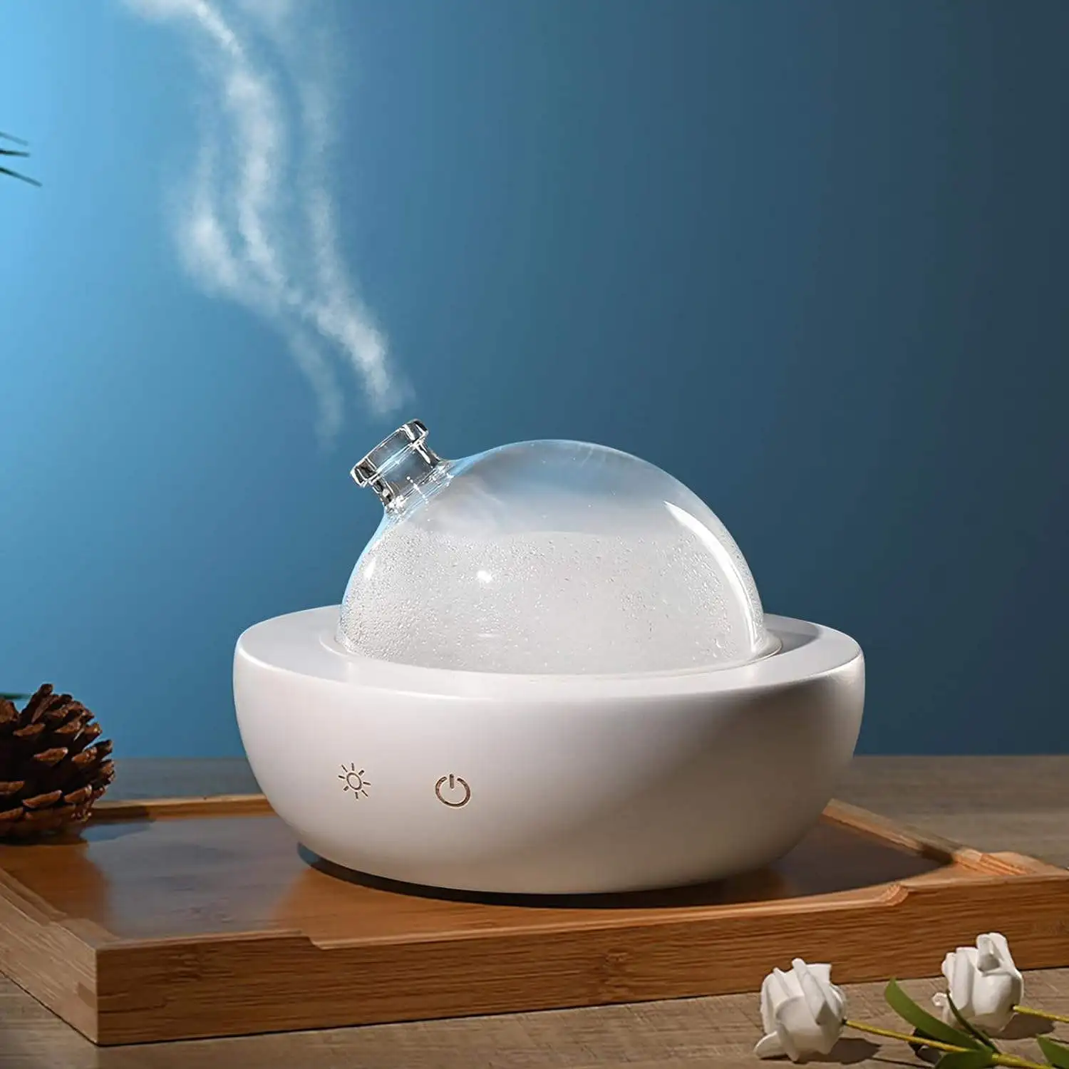 

Аромадиффузор, увлажнитель воздуха, ультразвуковой прохладный туман, 7 цветов, ночник, автоматическое отключение без воды