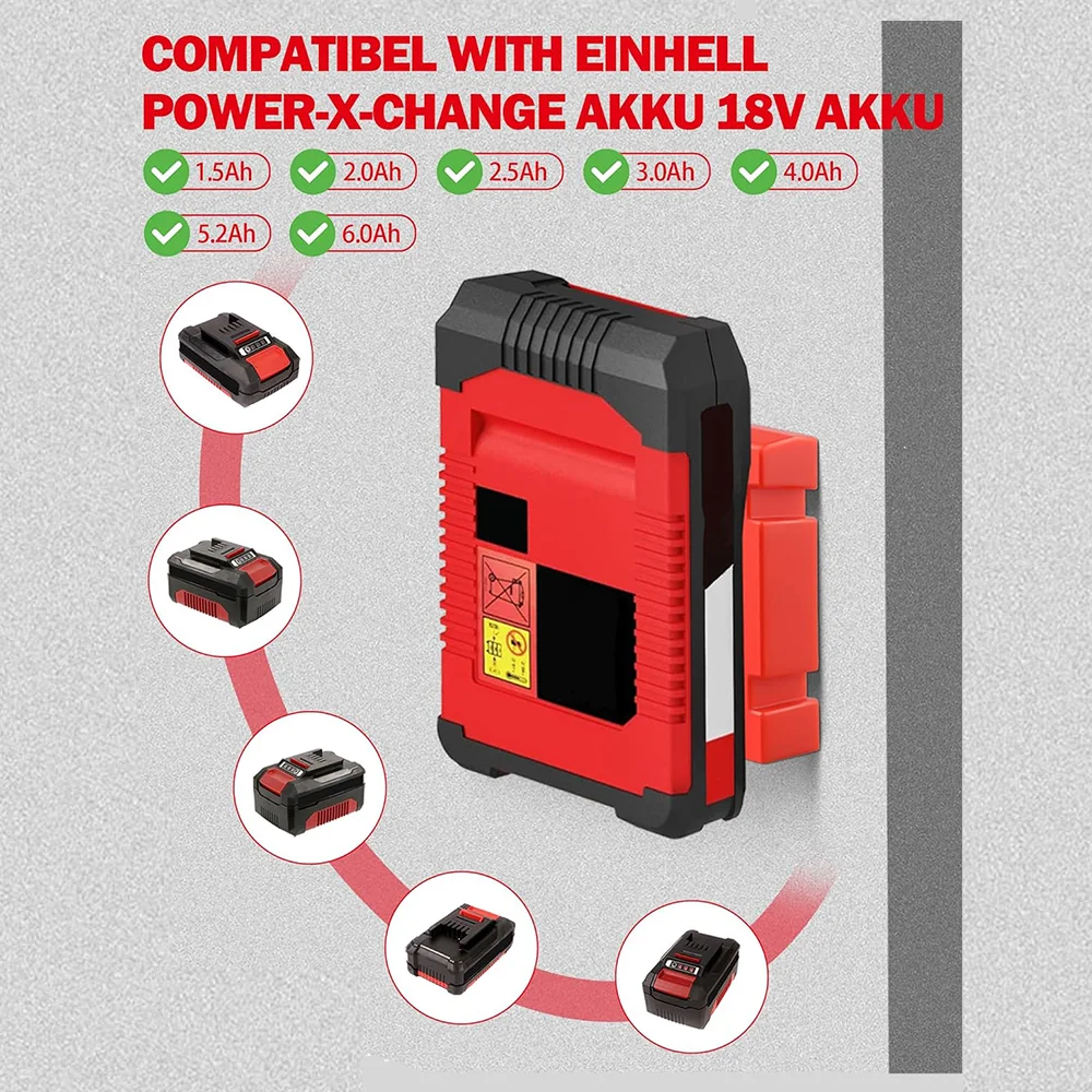 NEW 1-10Pcs Battery Holder Wall Mount Battery Dock Holder For Einhell Power X-Change Power Tool Holder Bracket Fixing Accessorie