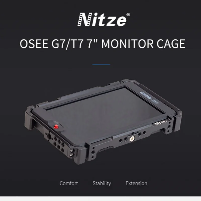 Nitze 모니터 케이지, LS7-G7 선후드 포함, OSEE T7 / G7 7 용
