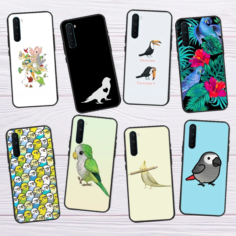 Parrot Bird For Realme 10 Pro Plus GT Neo 5 3T C55 C35 C33 C31 C30 C21Y OnePlus 11 Nord CE 2 3 Lite Case