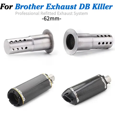 Two Brothers DB Killer Motorcycle Muffler DB Killer Removable For Two Brothers Exhaust Pipe Catalyst  Reduce Noise