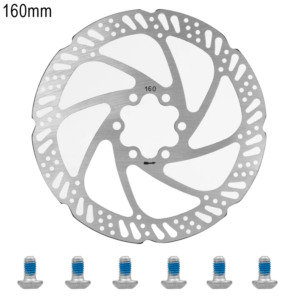 ディスクブレーキローター 140mm 160mm セット ステンレス鋼ブレーキローターディスクブレーキ,160mm, 6穴,バーン