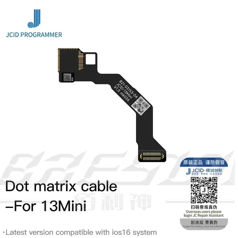 JC Dot Matrix Cable For iPhone X/XR/XS 11/12/13/14 Pro Max Mini Dot Projector Read Write Dot Matrix Face ID Repair Flex Cable IC