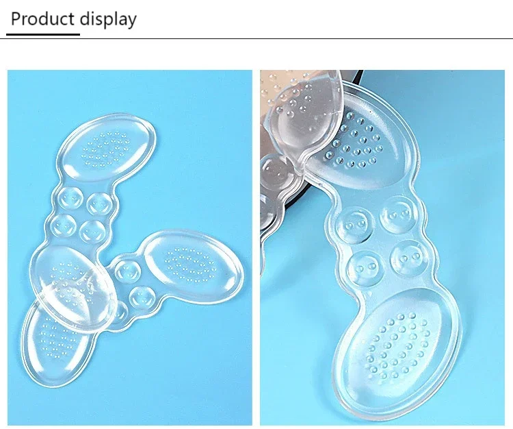 Silikon-Gel-Fersenschutz, Damen-Einlegesohlen für Schuhe, hohe Absätze, Fersenpflaster, größenverstellbar, selbstklebende Fersenkissen, zur Linderung von Fußbeschwerden, Fußpflege-Einlage. – Detail 7