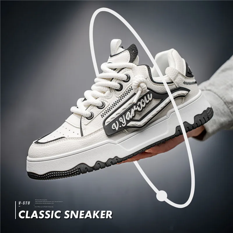 

Men's Spring & Autumn 2025 New Korean-Style Dad Shoes - Non-Slip Wear-Resistant Casual Sports Board Shoes