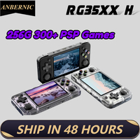 RG35XX H ANBERNIC Retro Handheld Game Console HD-compatible TV Output 3.5Inch IPS Screen Linux System 64G Game Christmas Gifts