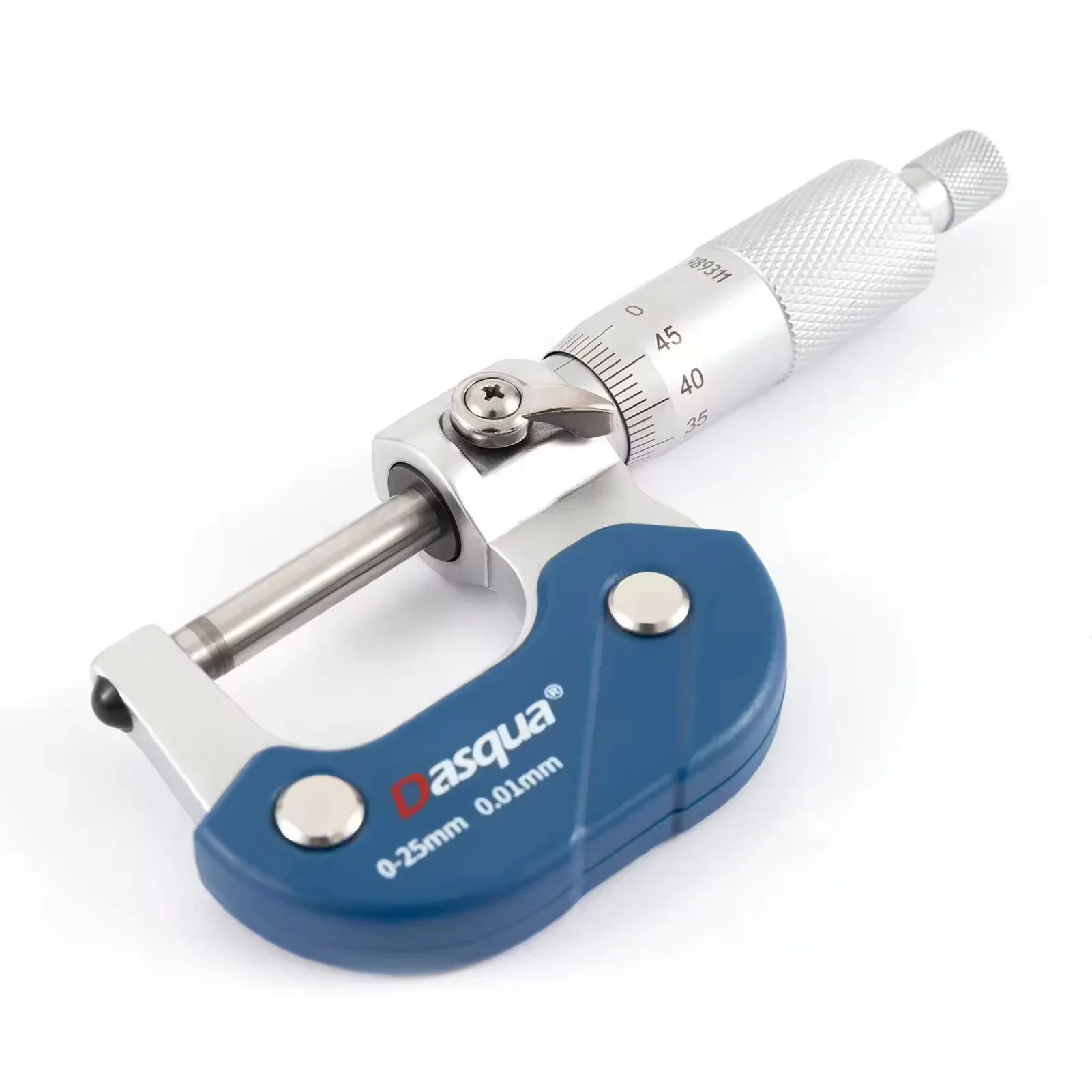 Micrómetro Mecánico Externo Dasqua, el Más Reciente, de 0-25 mm, 25-50 mm, Micrómetro Analógico Externo con Graduación de 0.01, Herramienta de Medición