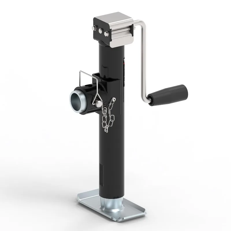 Suitable For RV Trailer Side Crank Jack, Welded Sleeve Support Stand, 2000LBS Load Capacity