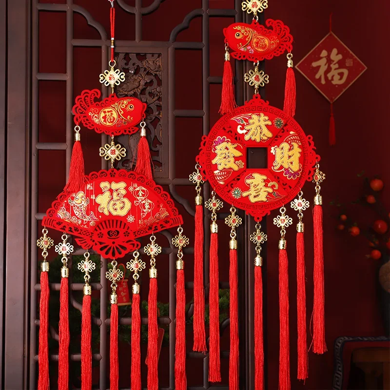 

Chinese New Year decorations ornaments Spring Festival supplies scene layout New Year ornaments 2023 indoor living room