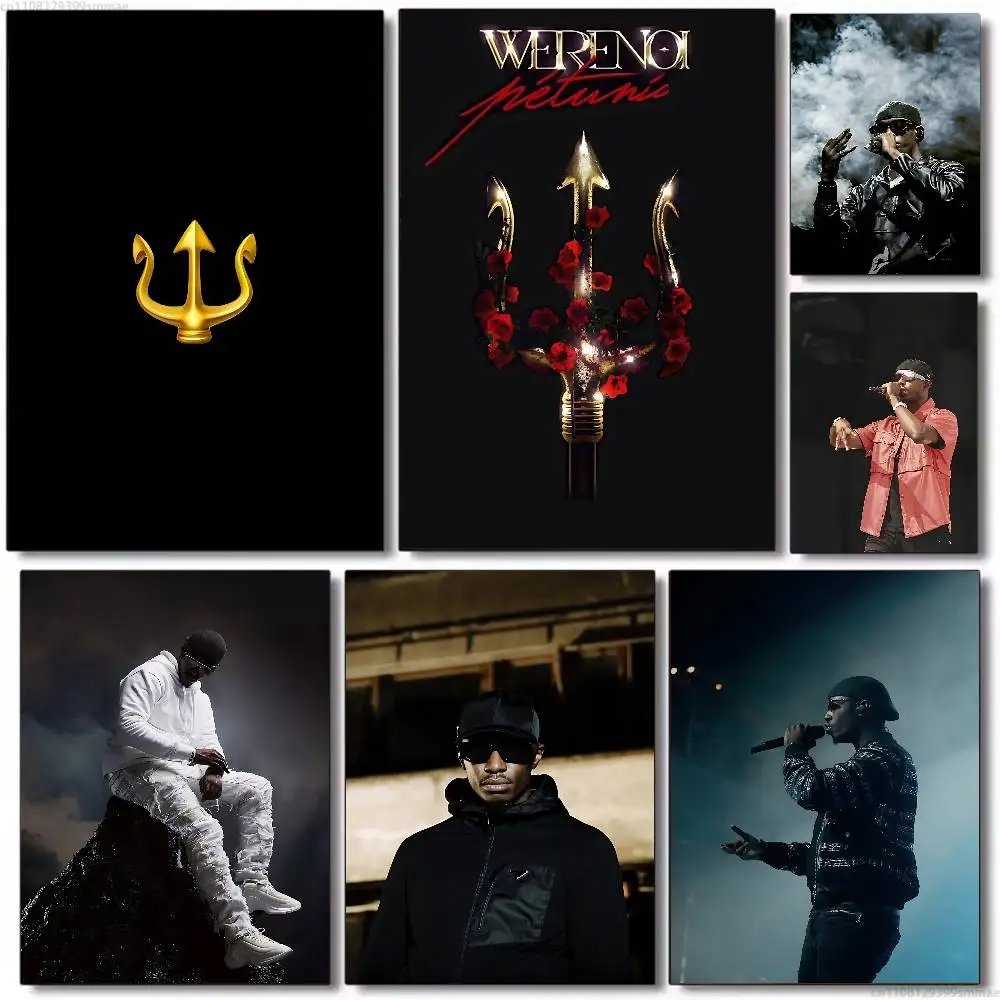 

Rapper W-Werenois-S Poster Fancy Poster Wall Sticker for Living Room Bar Vintage Decorative Painting