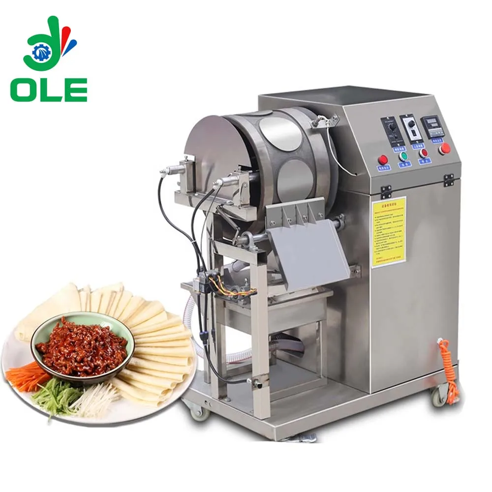 Hot Sale Automatic Roasted Duck Pancake Maker Machine 600-1000PCS/H Spring Roll Making Machine