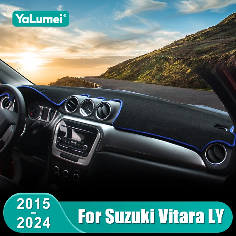 For Suzuki Vitara LY Hybrid 2015 2016 - 2019 2020 2021 2022 2023 2024 Car Dashboard Mat Sun Shade Non-slip Cover Accessories
