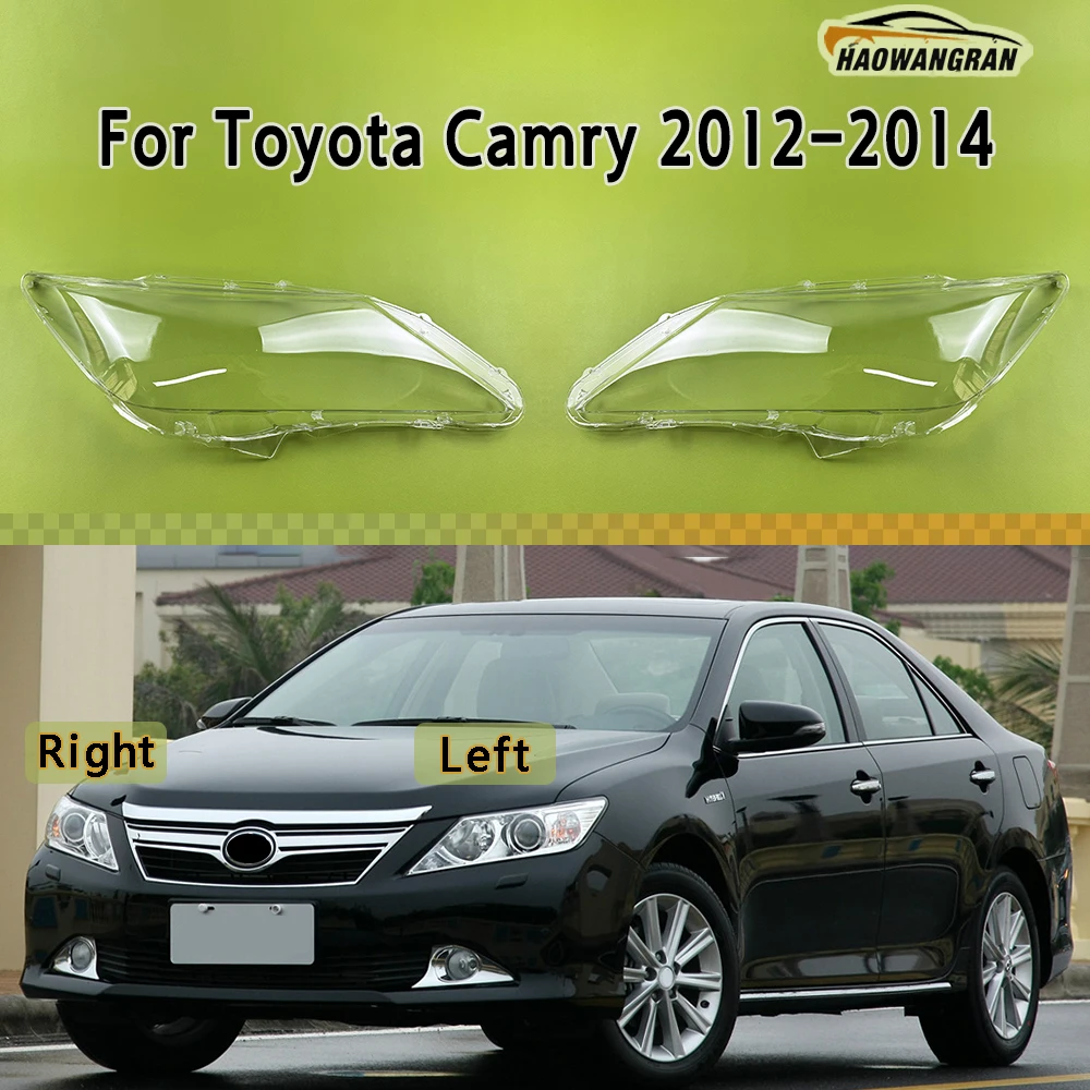 

Car Front Headlight Cover Transparent Lampshade Plexiglass Replace Original Lens Shell For Toyota Camry 2012 2013 2014