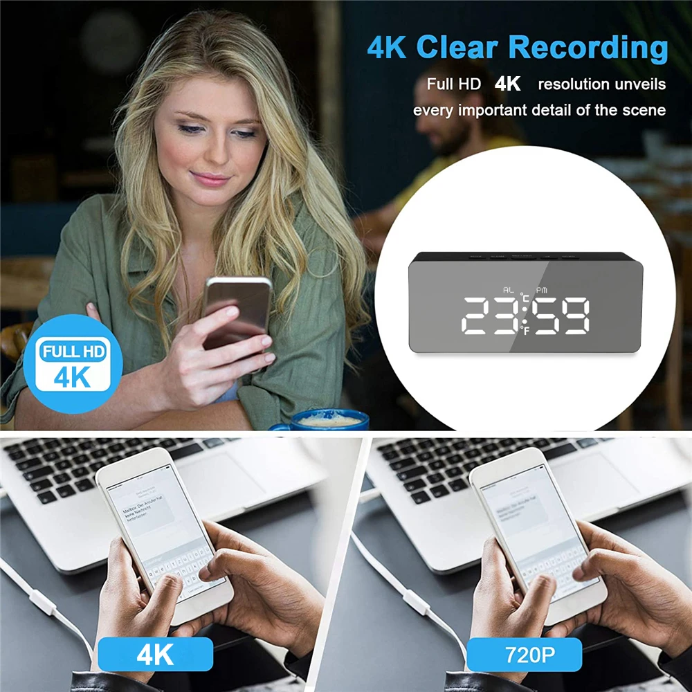 5MP 4G SIM Card Mini Camera Built-in 3000mAh Battery PIR Human Detection WIFI Security Surveillance IP Camera