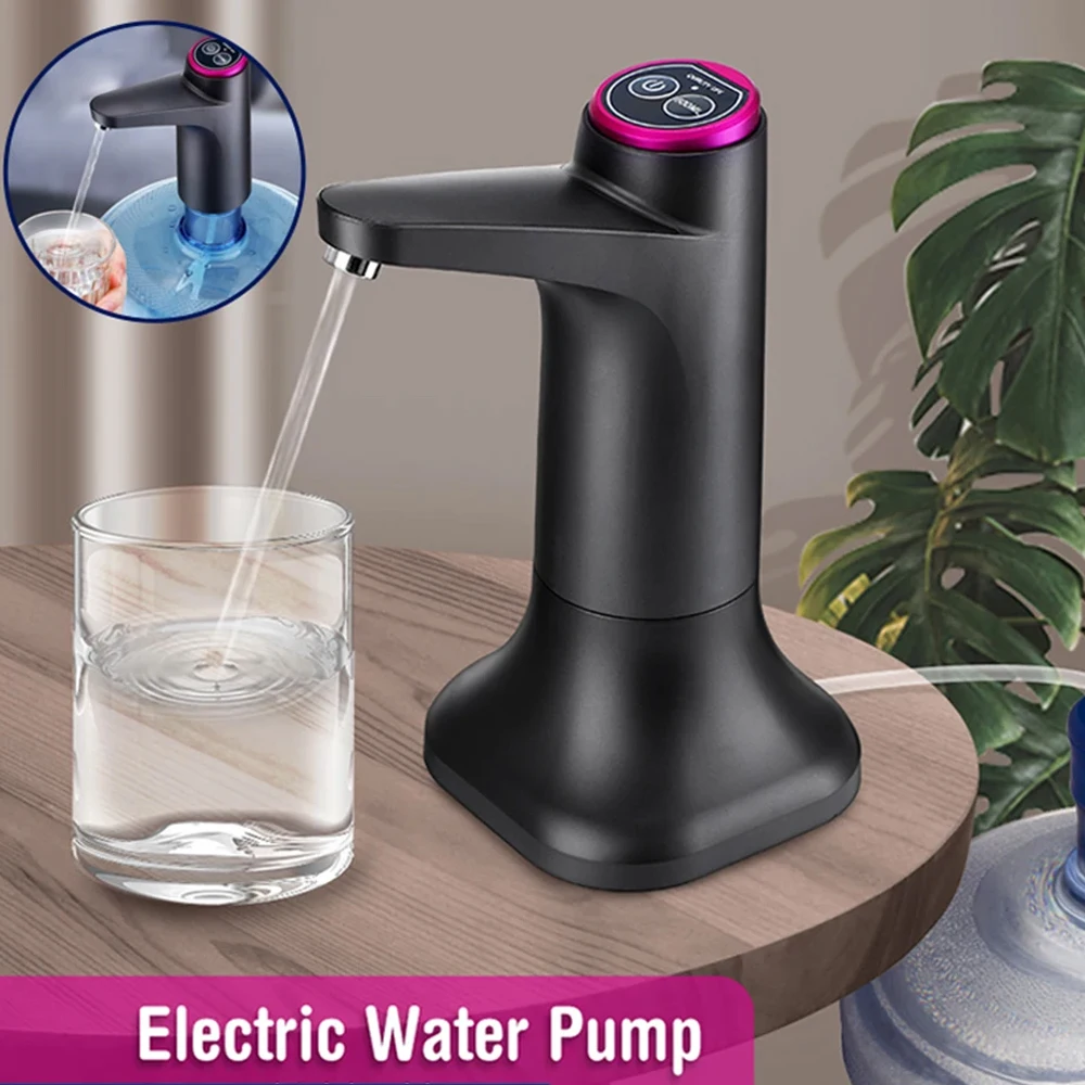 Water Bottle Pump USB Charging Automatic Electric Water Dispenser Pump Bottle Water Pump Auto Switch Drinking Dispenser