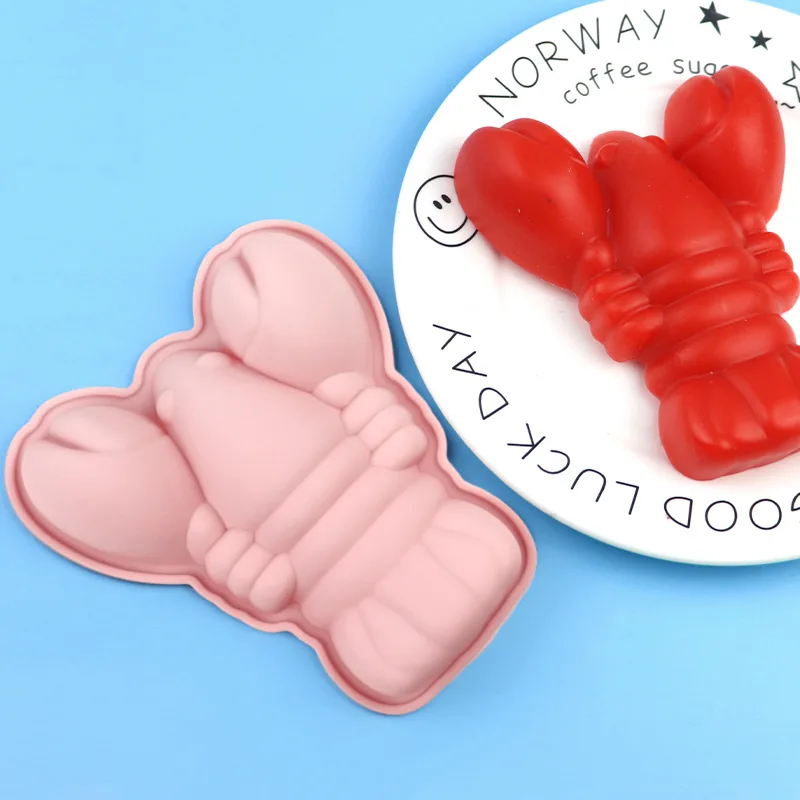 

Оптовая продажа, силиконовая форма для шоколада, одна форма для торта с омарами XG505