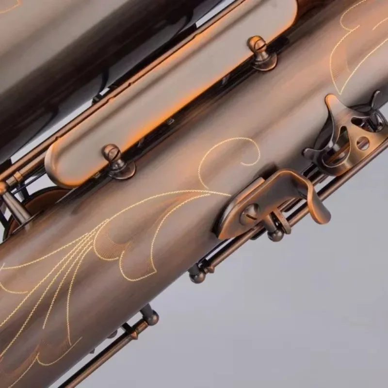 2025 أداء الباريتون الساكسفون الاحترافي الصف الأصفر النحاس الجسم الحفل وجودة الاستوديو