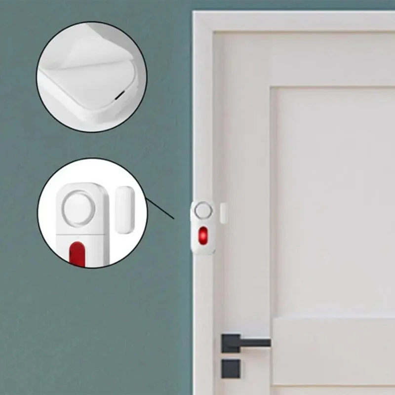 Alarma de puerta y ventana, alarma antirrobo multifuncional, Control remoto inalámbrico, Sensor de puerta, alarma, Sensor de puerta de 130DB