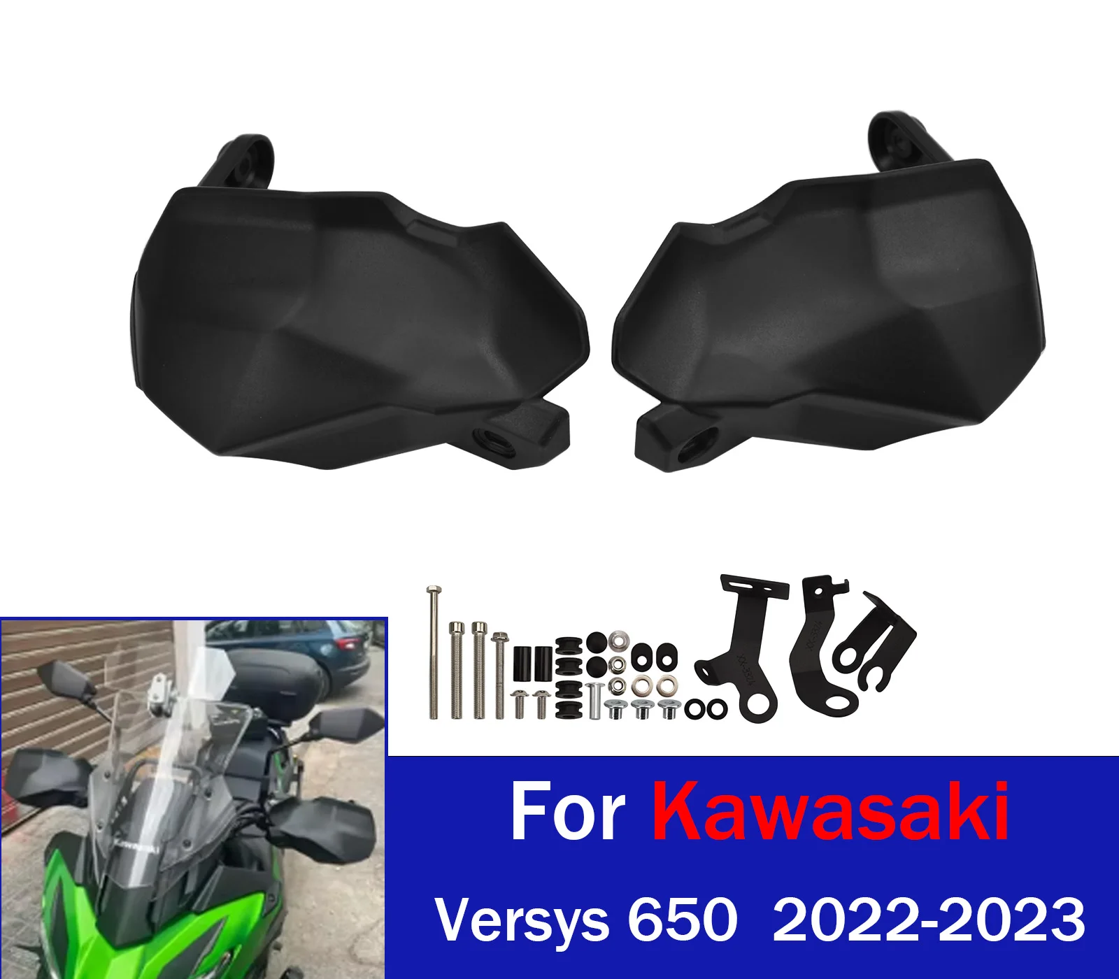 

Для Versys 650, поручни для Kawasaki Versys 650 2022 2023, защита руля мотоцикла, защитная крышка, аксессуары для рук