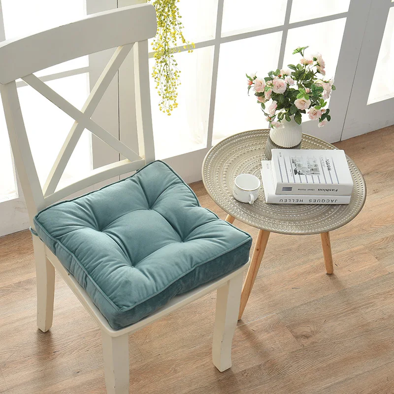 

Floor Cushions Soft Seat Pillow Pad Square Pouf Tatami Cushion Pillow for Home Sofa Tatami Thick Breathable Office Seat Cushion