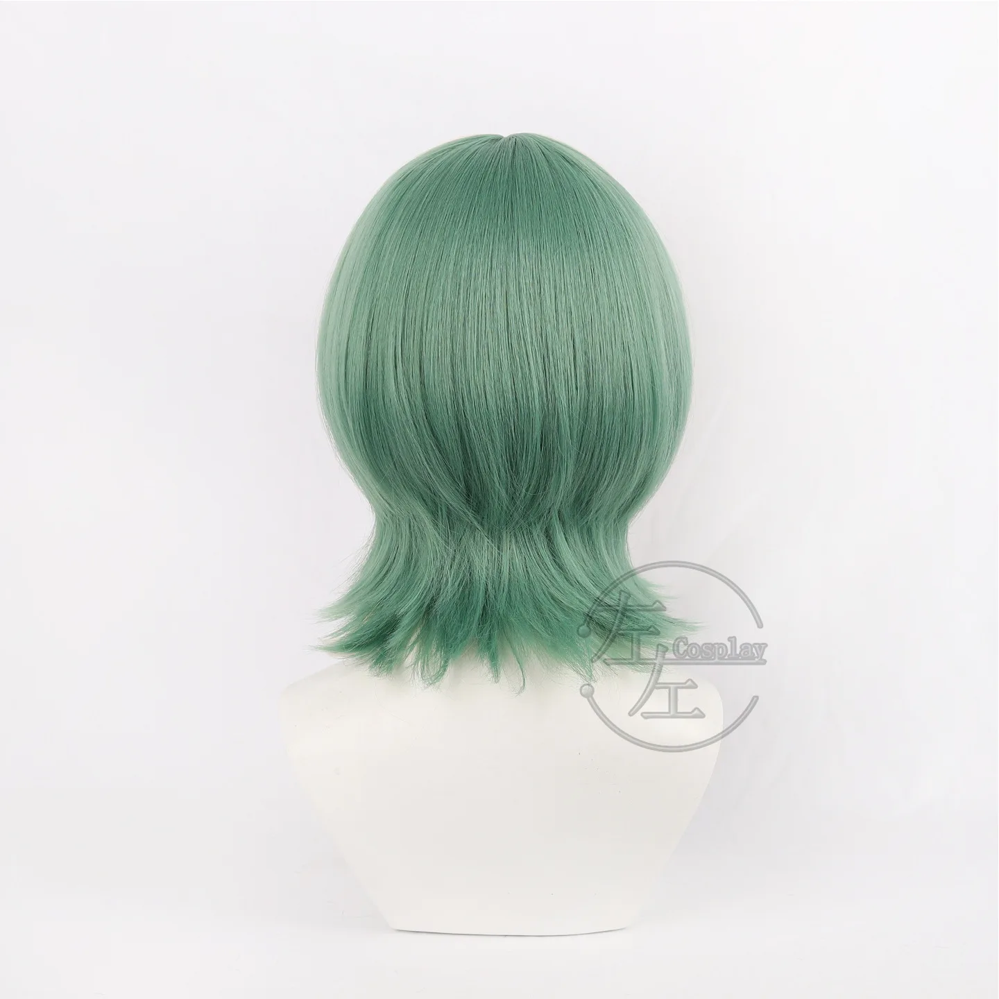 Anime gachiakuta guita hebby fantasia peruca cosplay verde branco curto limpadores de cabelo para mulheres meninas festa de halloween role play prop