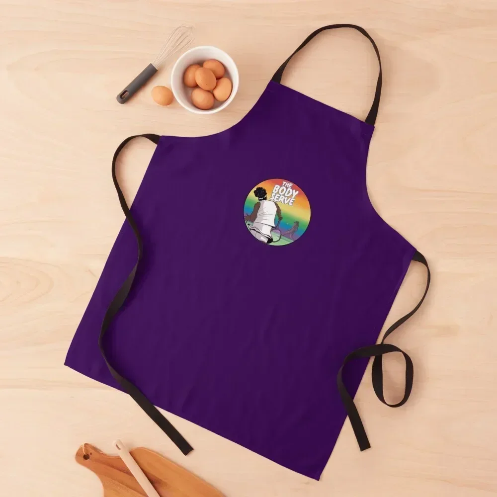 

The Body Serve Tennis Podcast Apron christmas Kitchen Women For Kitchen Chef Uniform For Men Apron