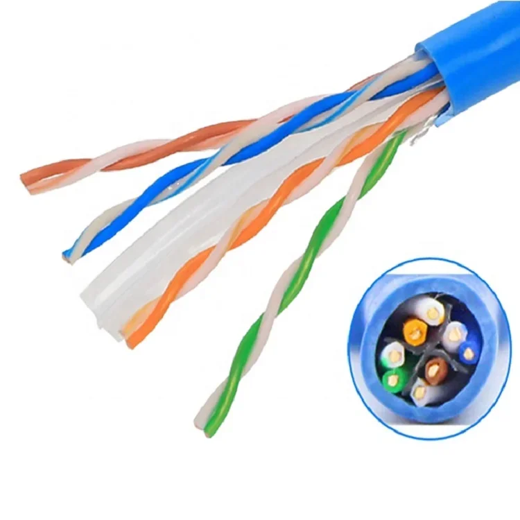 Best Price  Pure Copper Ethernet Cable Network Cable FTP Cat6 Cables Coiled for Internet