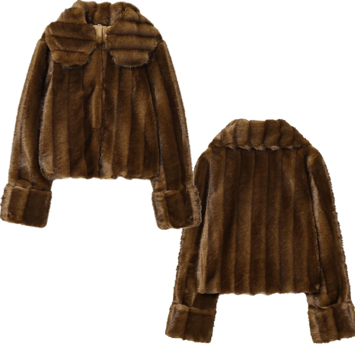 Dave & Di 2026 manteau d'hiver veste femme vêtements hauts mode Vintage manteau de fourrure artificielle pour les femmes