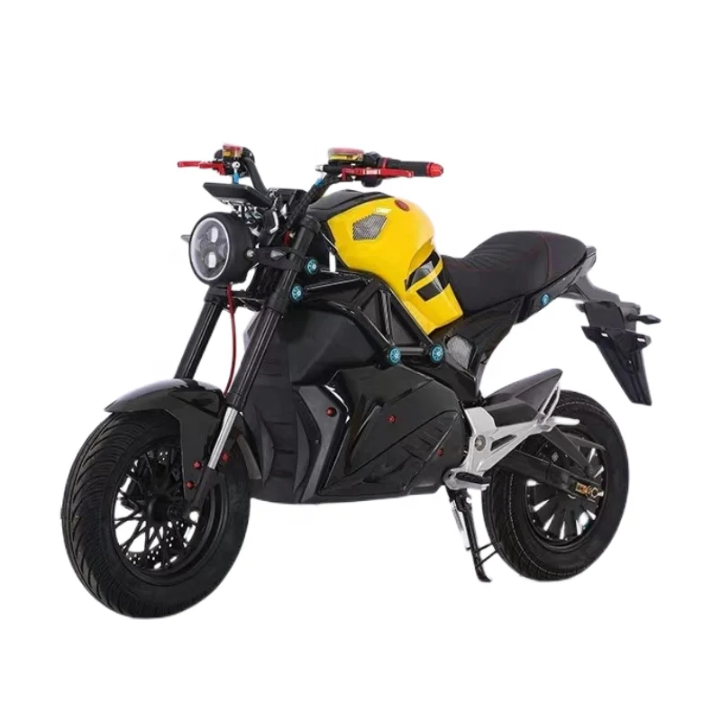 10,000-watt Chinese Electric Motorcycle, High Power 80ah, 120 Km/h, Suitable for Adult Motorcycles