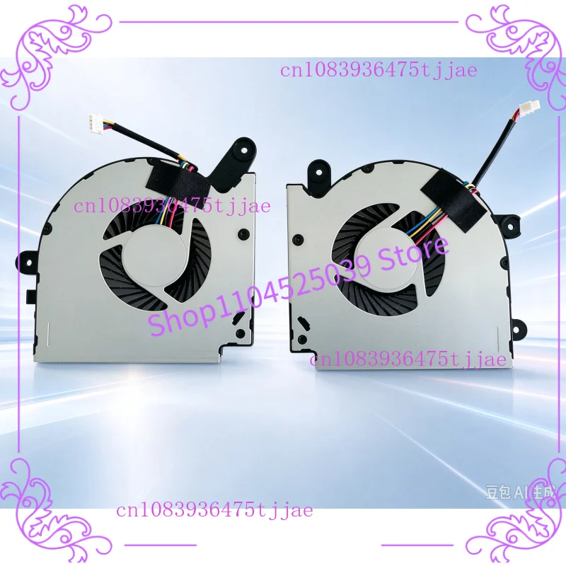 Replacement Notebook Radiator Fan for MSI GF75 MS‑17F1 17F2 17F4 17F5 N415 N416