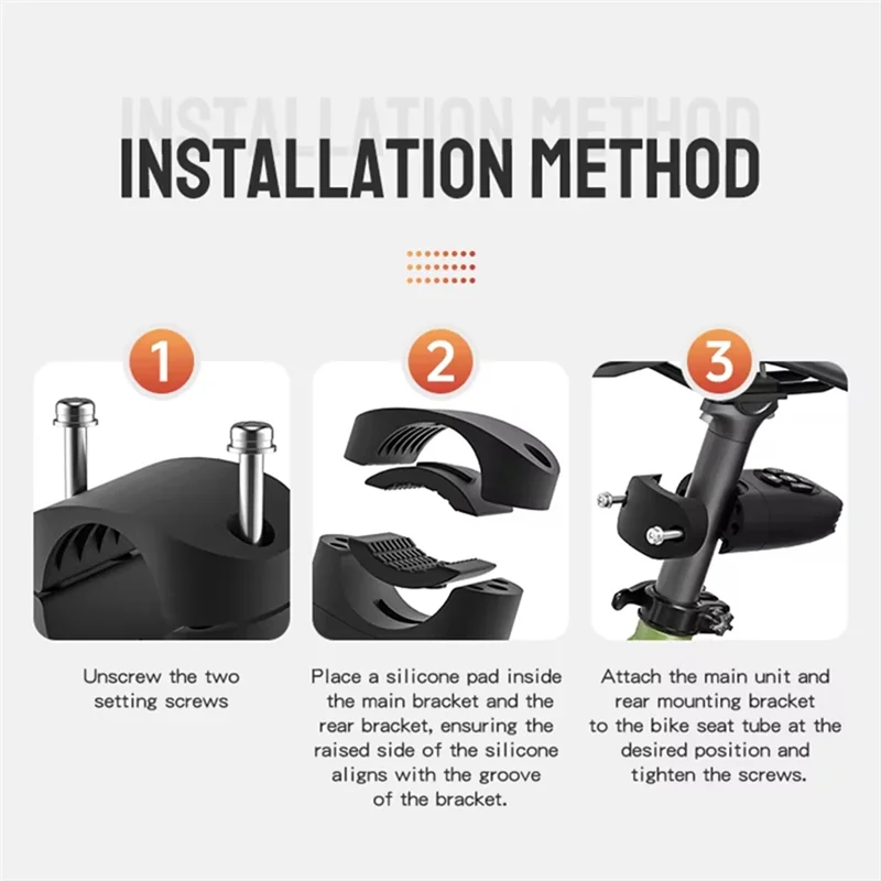 

GROCE-велосипедный задний фонарь, велосипедная противоугонная сигнализация, задний фонарь 3 в 1, IP65, водонепроницаемый, одним касанием, ночь