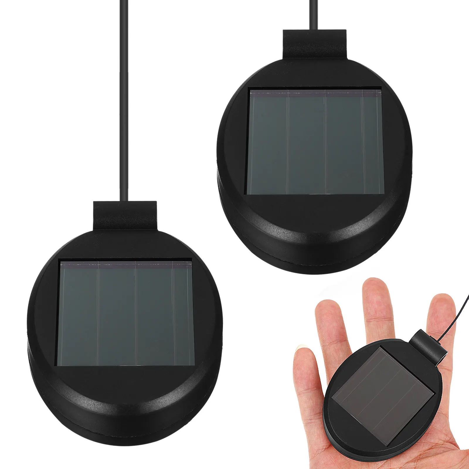 

2Pcs Pineapple Shaped Solar Lights Outdoor Garden Replacement Panels Decorative Light Boxes for Patio Lanterns