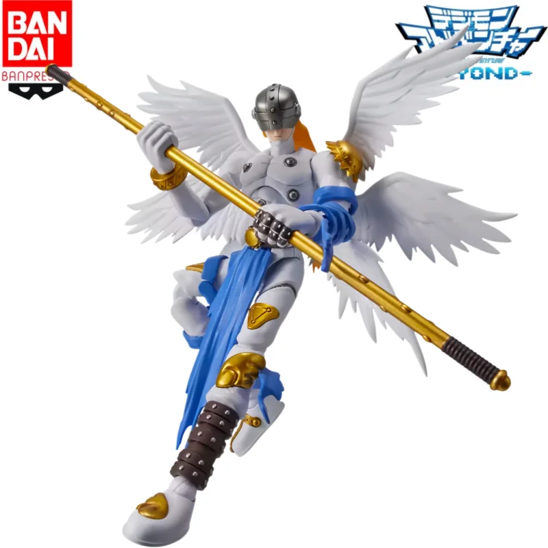 In Stock Bandai Original Banpresto Digimon Adventure Angemon Action Figure Model Doll Brand New Boxed Ornaments Collectible view 3
