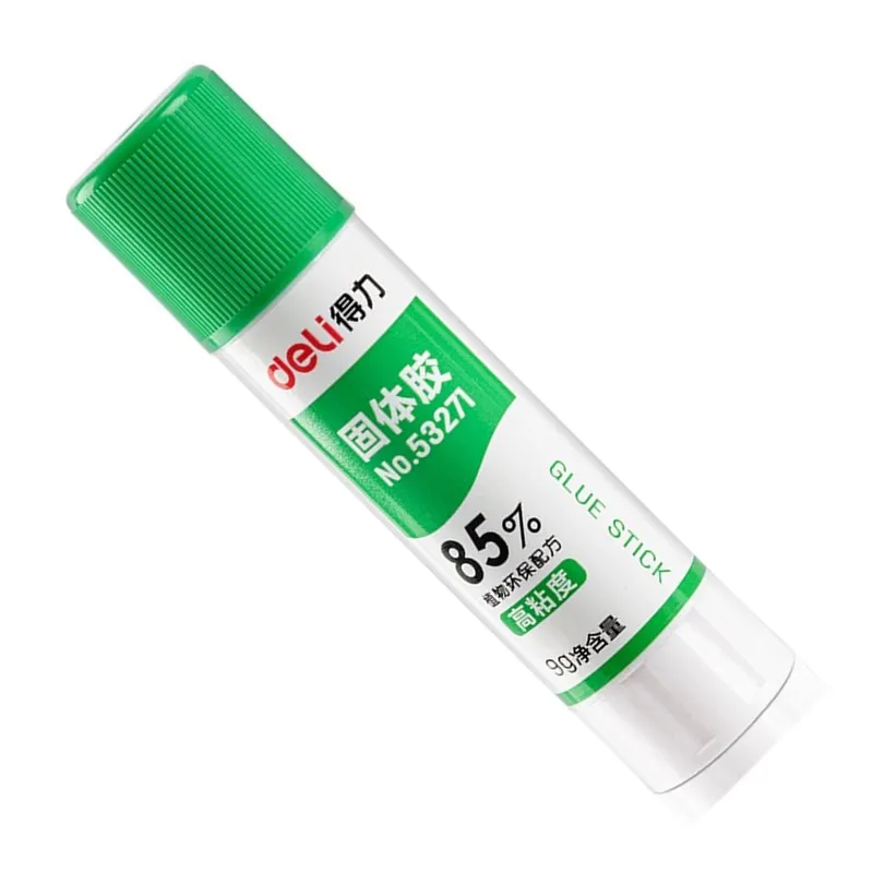 Deli 9g PVP Solid Glue Stick Green Environmental Safe Non-toxic Children DIY Bonding Crafts Tool School Office Supply Stationery