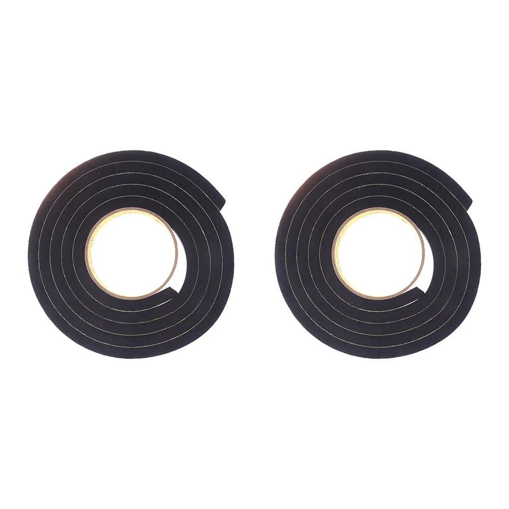 1 Roll Sponge Tape Car Door Seal Strip Auto Anti-Collision Bar Self-Adhesive Tape Soundproof Weatherstrip Scratch-Resistant Door