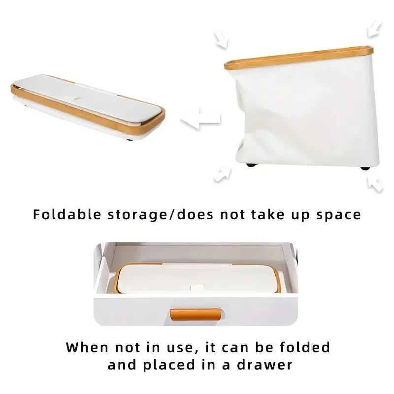 سلة تخزين واحدة، رف تخزين، حامل ورق كبير، 12 لفة من ورق التواليت، رف تخزين مع غطاء، قماش أكسفورد + مخزن من الخيزران