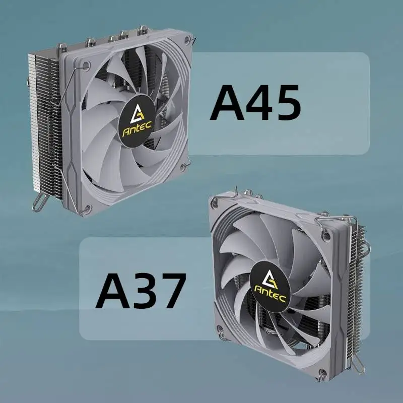 

Antec 92mm PWM Fan CPU Cooler A37 A45 Radiator ITX Low Profile 130W-TDP for Intel/AMD 12.8W/m.K Paste,I5-12400F/Ryzen-7500F