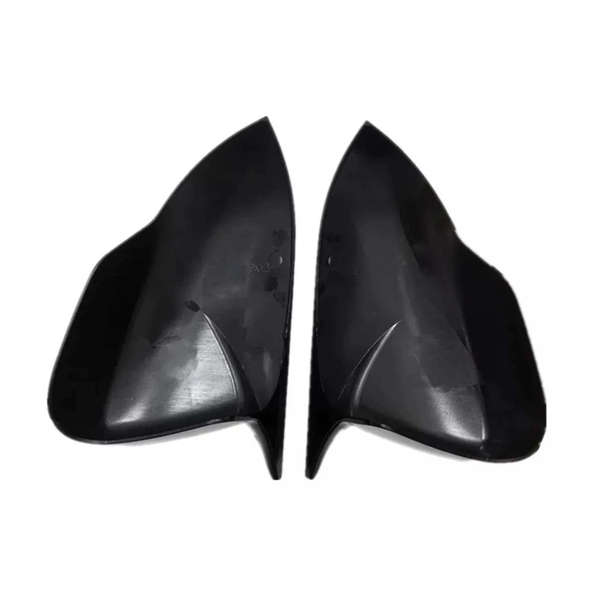 

1Pair Car Rearview Mirror Housing OX Horn Trim Cover for KIA KX3 2015-2019 Side Door Mirror Cover Cap Glossy Black