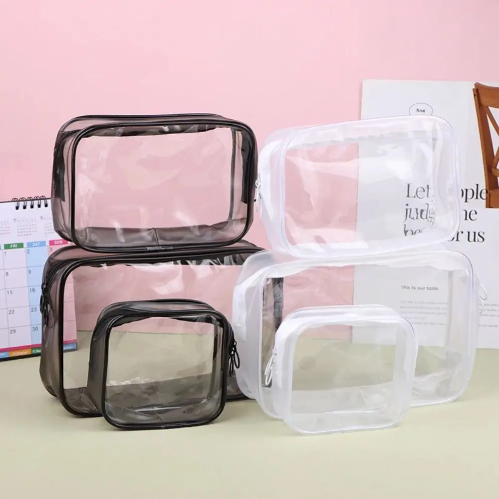 Dustproof Outdoor Doll Storage Box Thicken Transparent Plush Doll Out Bag PVC Clear Mini Doll Outdoor Pouch Jewelry Organizer