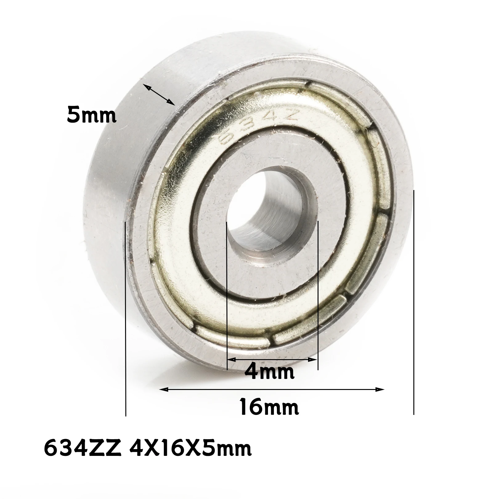 10Pcs 4mm ID MR74ZZ MR84ZZ 684ZZ MR104ZZ 694ZZ 604ZZ 624ZZ 634ZZ Deep Groove Ball Bearing 4*7*2*2.5 4*8*2*3 4*9*4 4*10*4 4*11*4