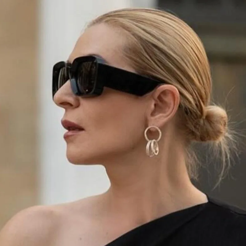 Luxury Brand Designer Square Sunglasses Women For Men Fashion Popular Classic Vintage Sun Glasses Punk Outdoor Driving Eyewear