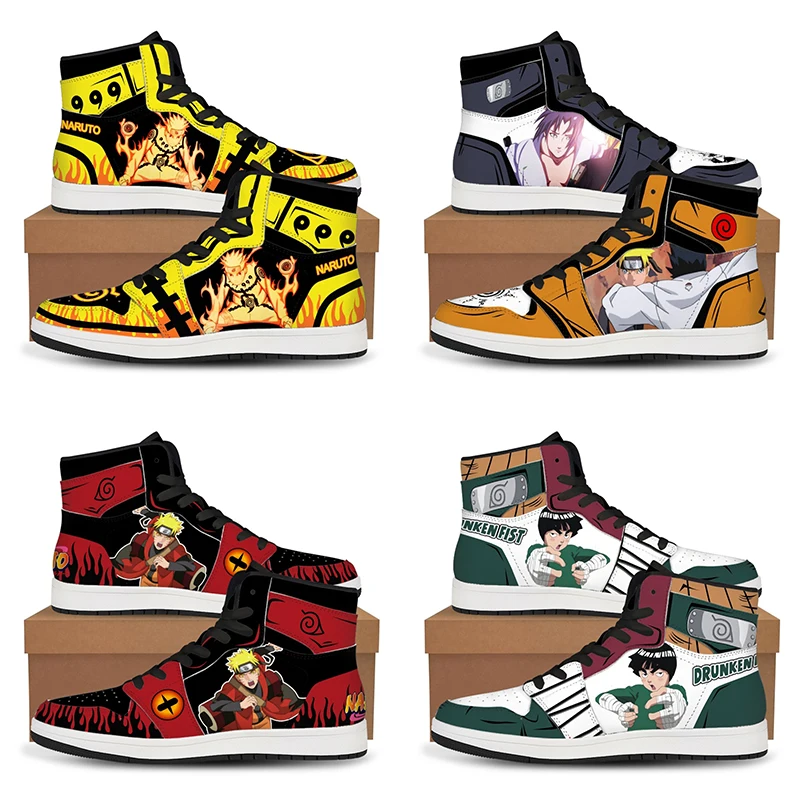 

Naruto Hatake Kakashi Print High Top Sneakers Custom Anime Basketball Shoes Unisex Casual Walking Shoes Holiday Birthday Gift