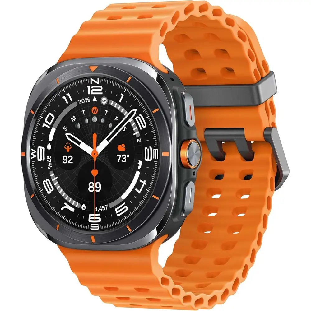 Watch Ultra (2024) 47mm LTE AI Smartwatch w/Energy Score, WellnTips, Heart Rate Tracking, Sleep Monitor, itn, GPS, Titanium Gray