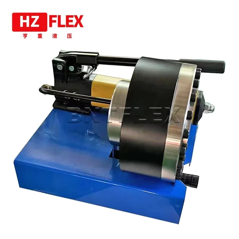 

Door to door service manual hydraulic brake hose fitting crimped P16HP 1 inch hose pipe crimping machine with 7 sets of dies