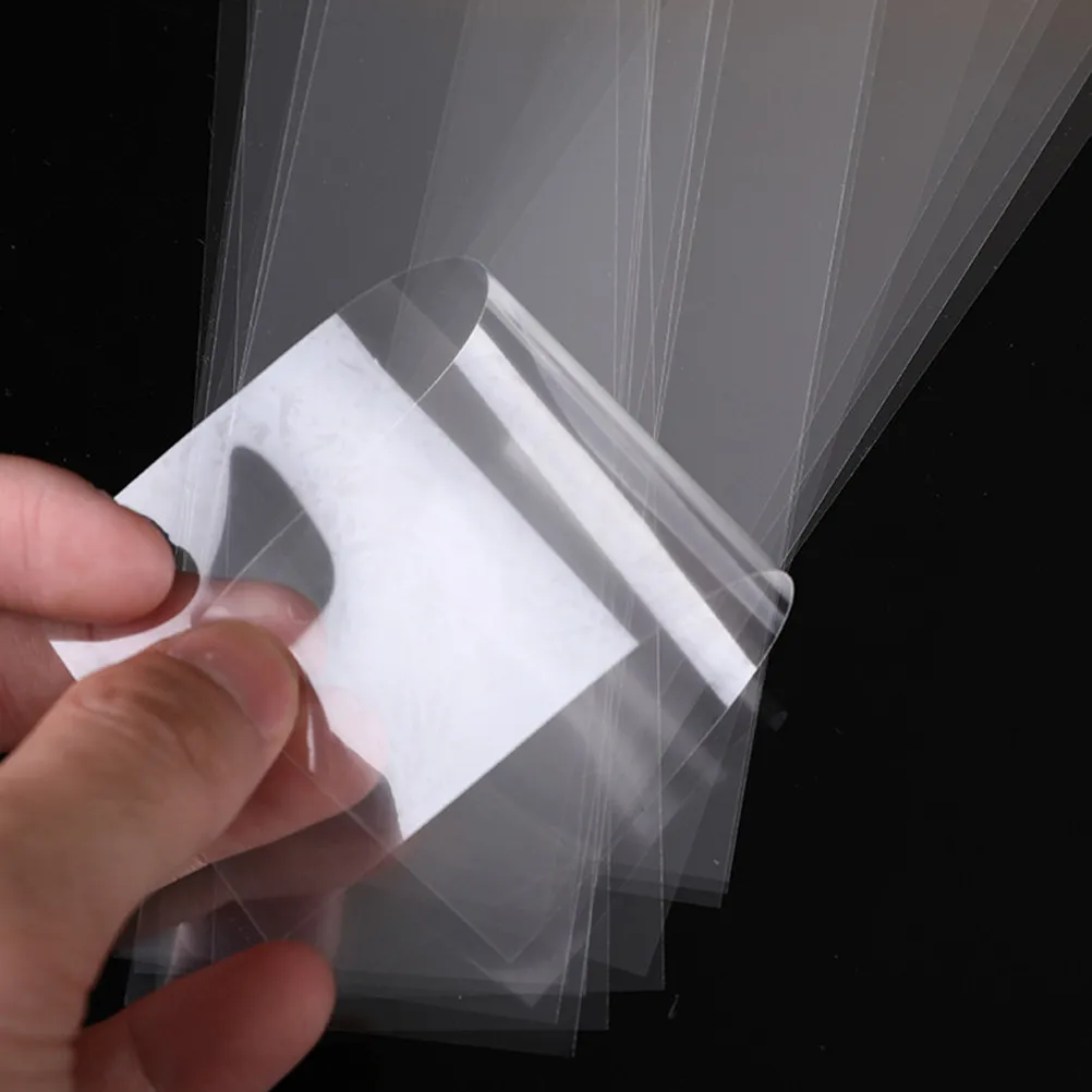 10 Uds. de láminas transparentes de plástico PET, resistentes al calor, lisas, para cajas de regalo, ventanas, embalaje, manualidades, película transparente para cajas