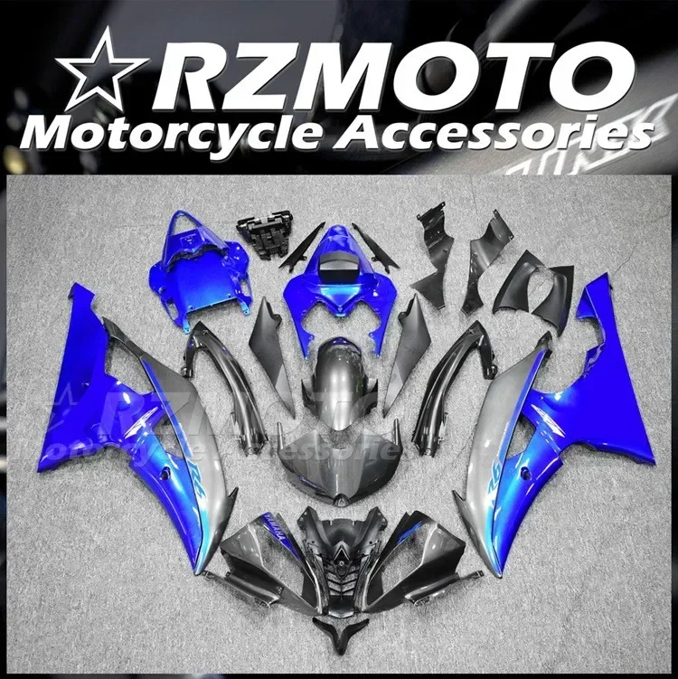 New ABS Fairings Kit Fit for YAMAHA YZF- R6 08 09 10 11 12 13 14 15 16 2008 2009 2010 2011 2012 2013 2014 2015 2016 Gray Blue