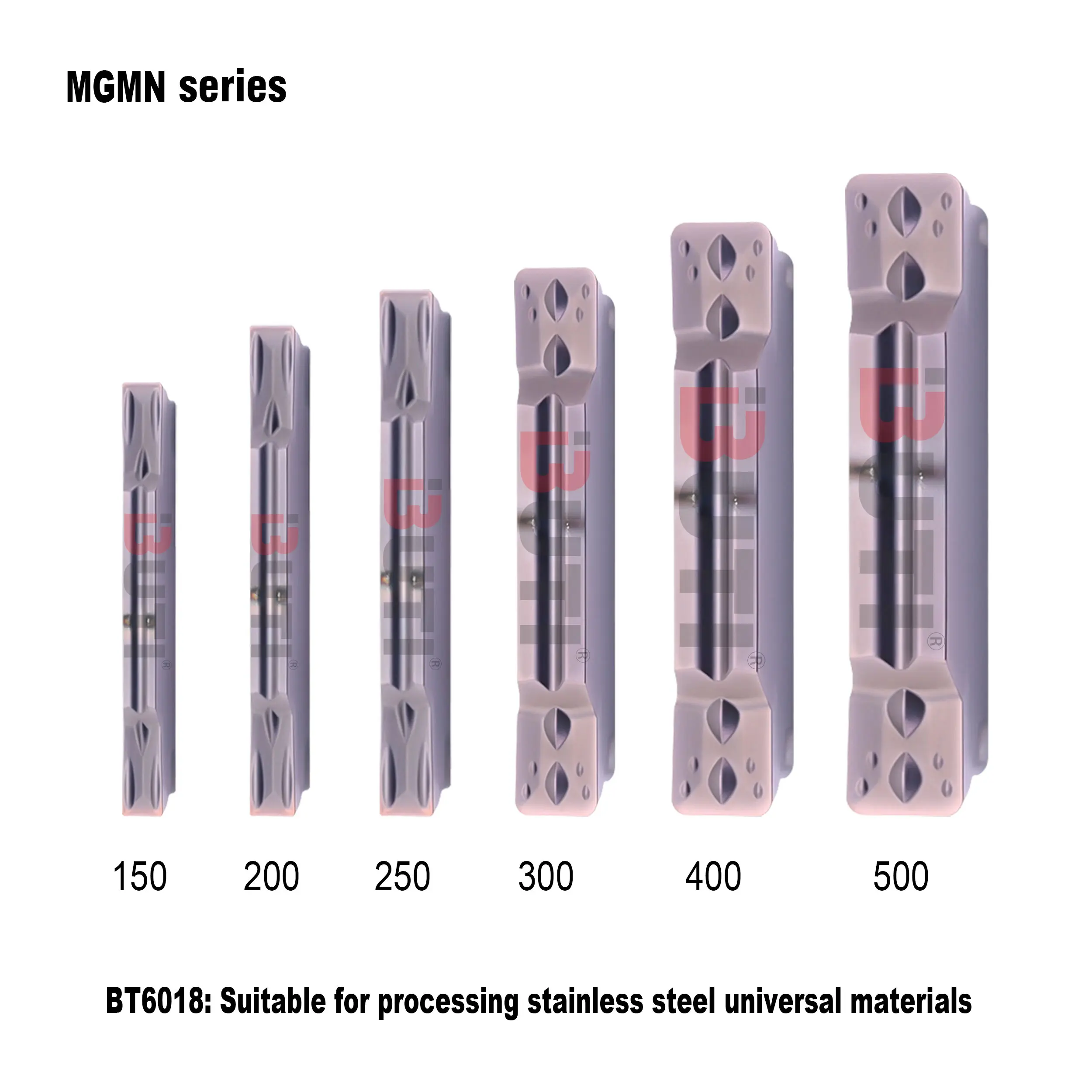 Lâmina de ranhura para processo de torno CNC MGMN150-G MGMN300-M MGMN200-T MGMN300-H MGMN400-J Processamento de peça de ferramenta de ranhura em aço inoxidável