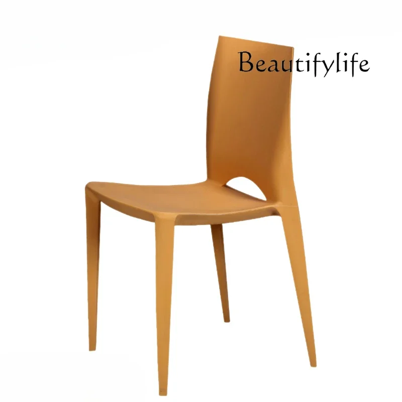X36 Simple Modern Plastic Dining Chair Outdoor Stacked Chair